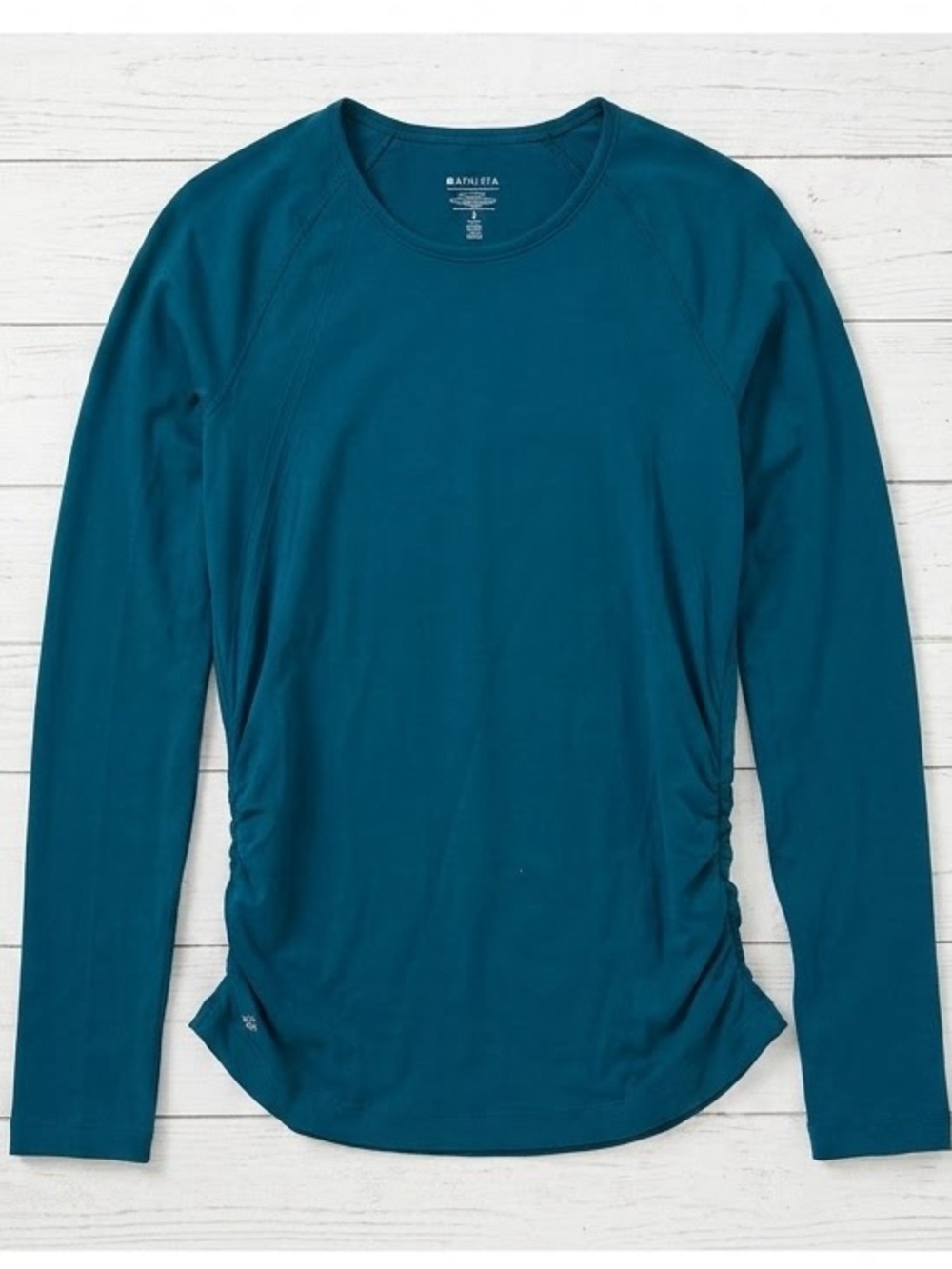 Athleta Fastest Track Running Activewear Long Sleeve Top Size S